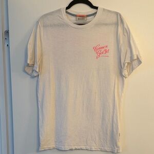 Scotch & Soda White Graphic T-Shirt